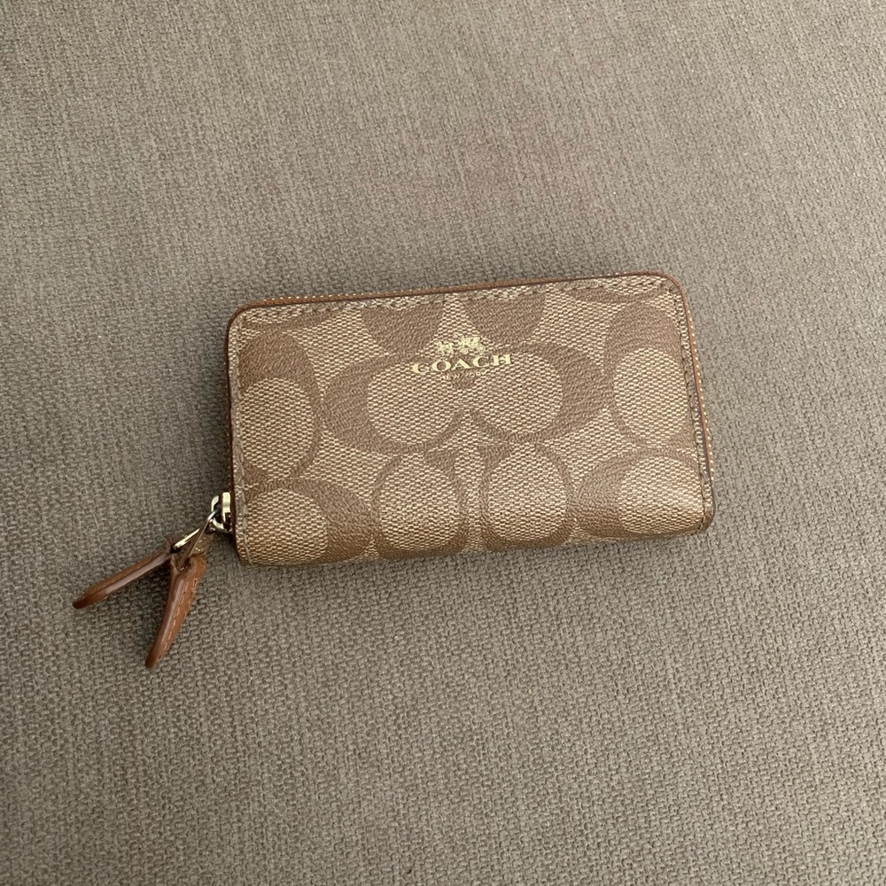 Small Coach Coin Case